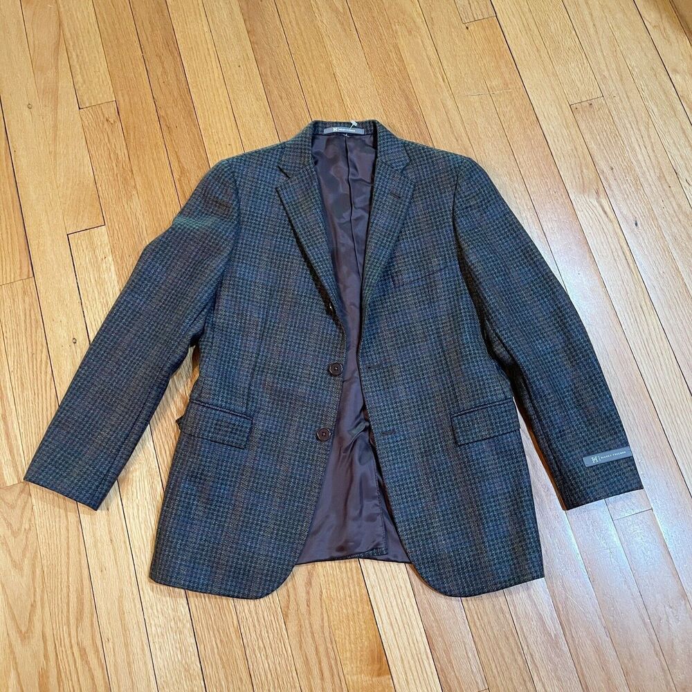 Hickey Freeman His First Preppy Boys Blazer Sport Coat Size 12 Reg Wool Made USA